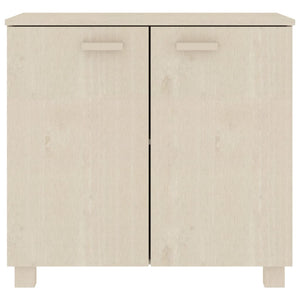 vidaXL Sideboard HAMAR Honey Brown 85x35x80 cm Solid Wood Pine