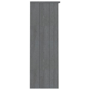 vidaXL Top for Highboard HAMAR Dark Grey 85x35x100cm Solid Wood Pine