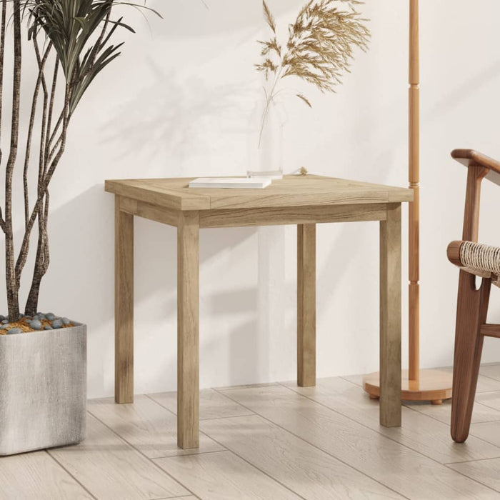 vidaXL Side Table 45x45x45 cm Solid Wood Teak