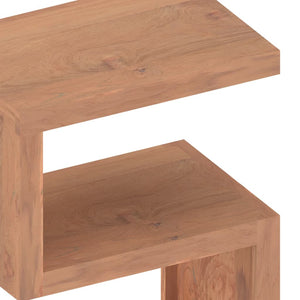 vidaXL Side Table 45x30x60 cm Solid Wood Teak