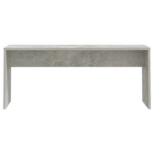vidaXL 3 Piece Dining Set Concrete Grey Engineered Wood