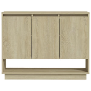 vidaXL Sideboard Sonoma Oak 97x31x75 cm Engineered Wood