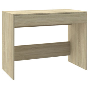 vidaXL Desk Sonoma Oak 101x50x76.5 cm Engineered Wood