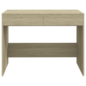 vidaXL Desk Sonoma Oak 101x50x76.5 cm Engineered Wood