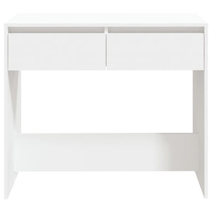 vidaXL Console Table White 89x41x76.5 cm Steel