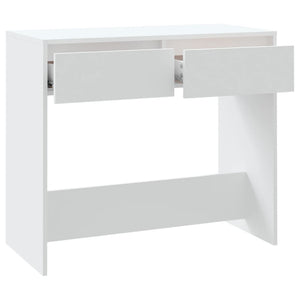 vidaXL Console Table White 89x41x76.5 cm Steel