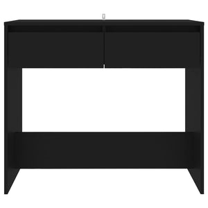 vidaXL Console Table Black 89x41x76.5 cm Steel