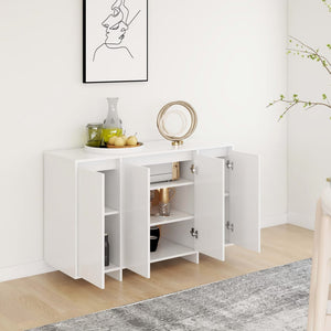 vidaXL Sideboard White 120x41x75 cm Engineered Wood