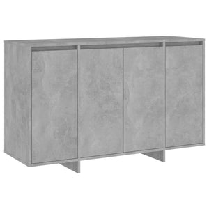 vidaXL Sideboard Concrete Grey 120x41x75 cm Engineered Wood