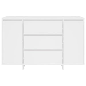 vidaXL Sideboard with 3 Drawers White 120x41x75 cm Engineered Wood