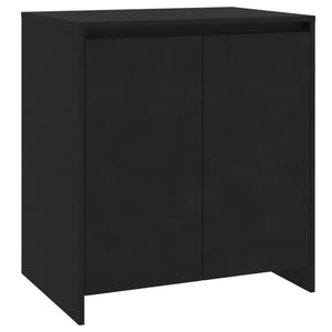 vidaXL Sideboard Black 70x41x75 cm Engineered Wood