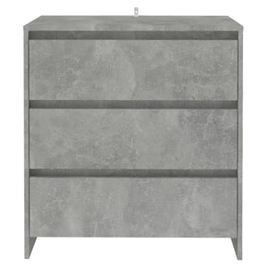 vidaXL Sideboard Concrete Grey 70x41x75 cm Engineered Wood