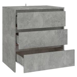 vidaXL Sideboard Concrete Grey 70x41x75 cm Engineered Wood