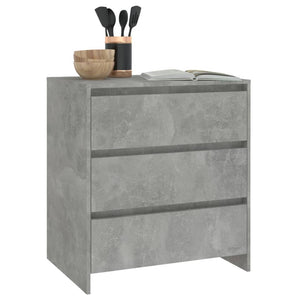 vidaXL Sideboard Concrete Grey 70x41x75 cm Engineered Wood