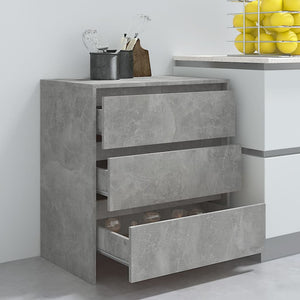 vidaXL Sideboard Concrete Grey 70x41x75 cm Engineered Wood