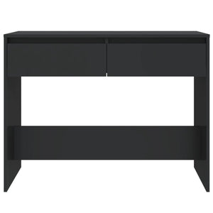 vidaXL Console Table Black 100x35x76.5 cm Engineered Wood