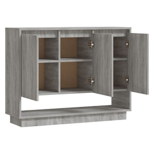 vidaXL Sideboard Grey Sonoma 97x31x75 cm Engineered Wood