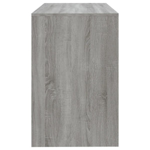 vidaXL Desk Grey Sonoma 101x50x76.5 cm Engineered Wood