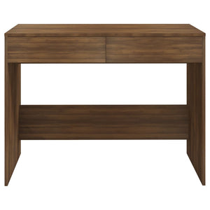 vidaXL Desk Brown Oak 101x50x76.5 cm Engineered Wood