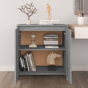 vidaXL Sideboard Grey Sonoma 70x41x75 cm Engineered Wood