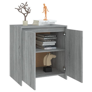 vidaXL Sideboard Grey Sonoma 70x41x75 cm Engineered Wood