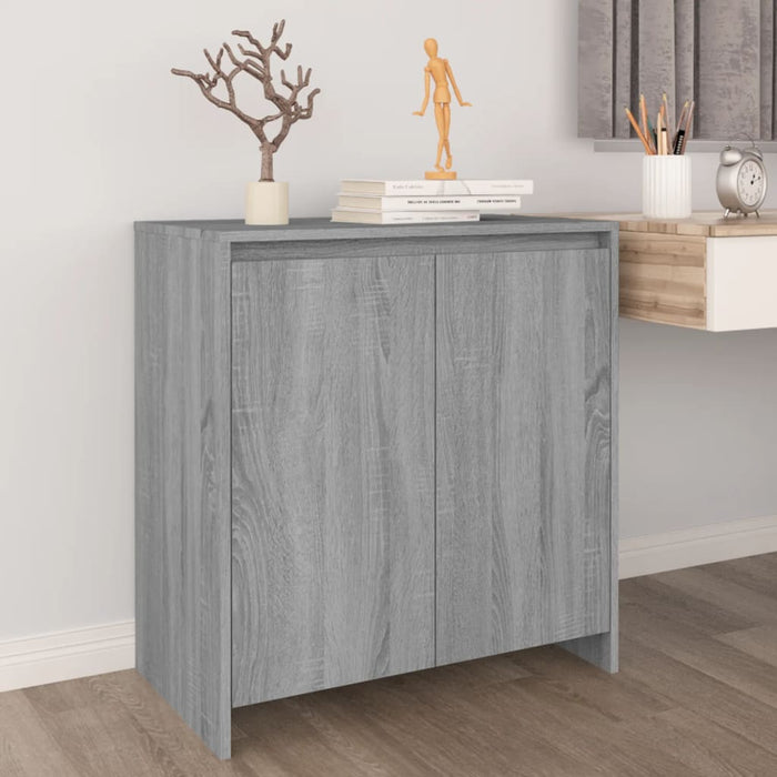 vidaXL Sideboard Grey Sonoma 70x41x75 cm Engineered Wood