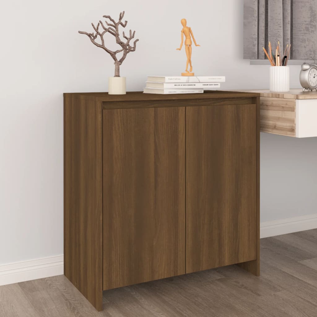 vidaXL Sideboard Brown Oak 70x41x75 cm Engineered Wood