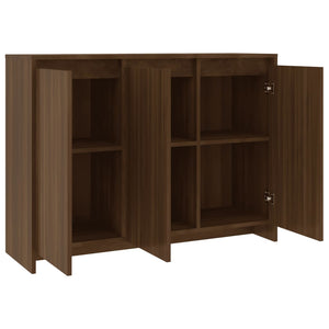 vidaXL Sideboard Brown Oak 102x33x75 cm Engineered Wood