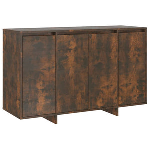 vidaXL Sideboard Smoked Oak 120x41x75 cm Engineered Wood