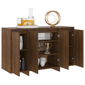 vidaXL Sideboard Brown Oak 120x41x75 cm Engineered Wood