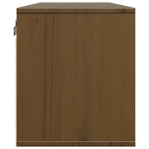 vidaXL Wall Cabinets 2 pcs Honey Brown 45x30x35 cm Solid Pinewood