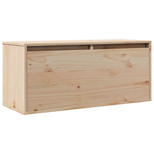 vidaXL Wall Cabinet 80x30x35 cm Solid Wood Pine