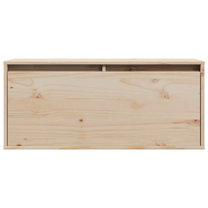 vidaXL Wall Cabinet 80x30x35 cm Solid Wood Pine