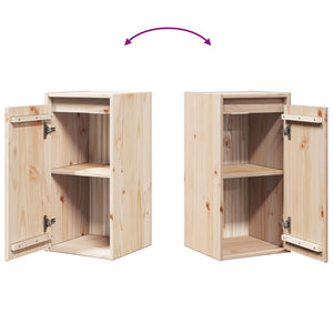 vidaXL Wall Cabinet 30x30x60 cm Solid Wood Pine