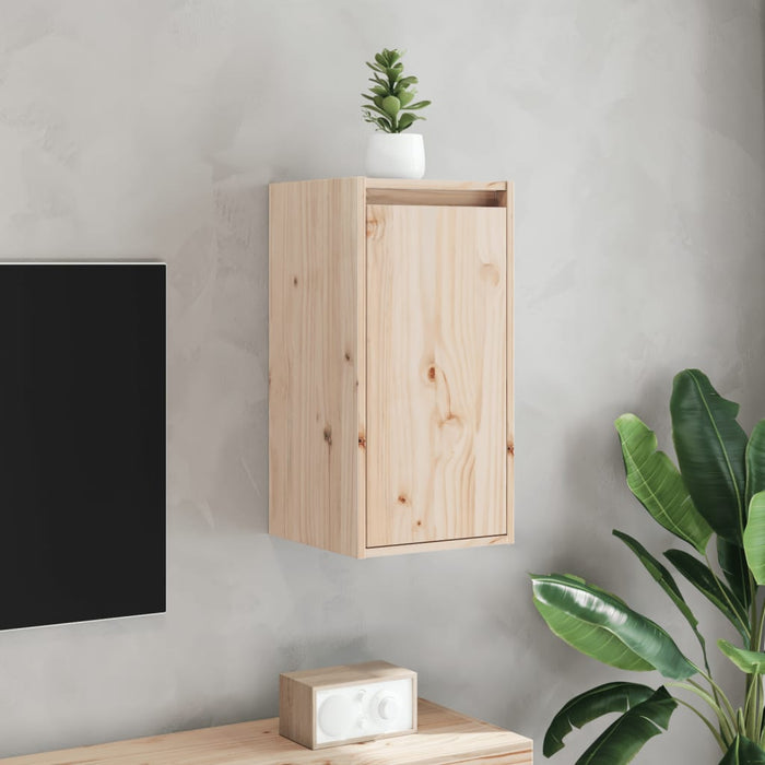 vidaXL Wall Cabinet 30x30x60 cm Solid Wood Pine