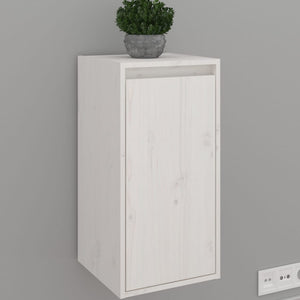 vidaXL Wall Cabinets 2 pcs White 30x30x60 cm Solid Wood Pine