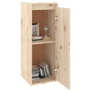 vidaXL Wall Cabinets 2 pcs 30x30x80 cm Solid Wood Pine