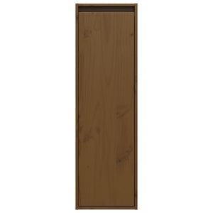 vidaXL Wall Cabinet Honey Brown 30x30x100 cm Solid Pinewood