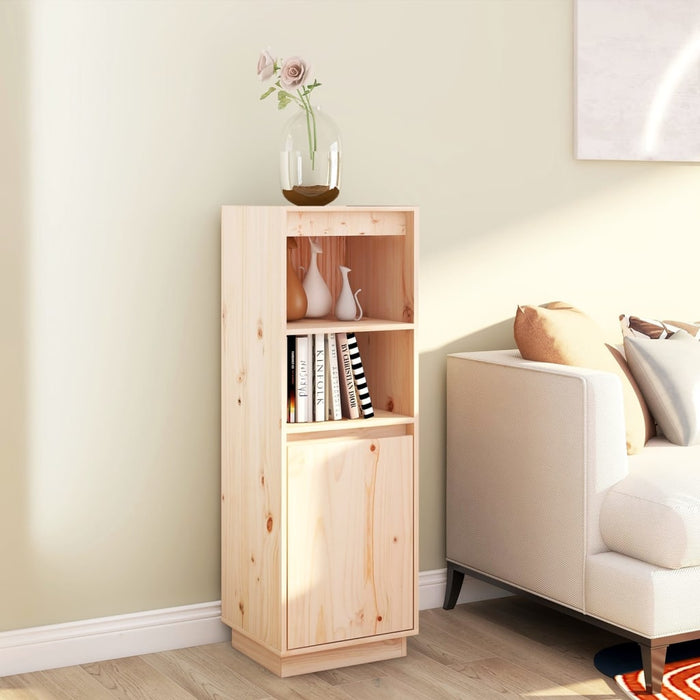 vidaXL Highboard 37x34x110 cm Solid Wood Pine