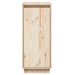 vidaXL Sideboards 2 pcs 31.5x34x75 cm Solid Wood Pine