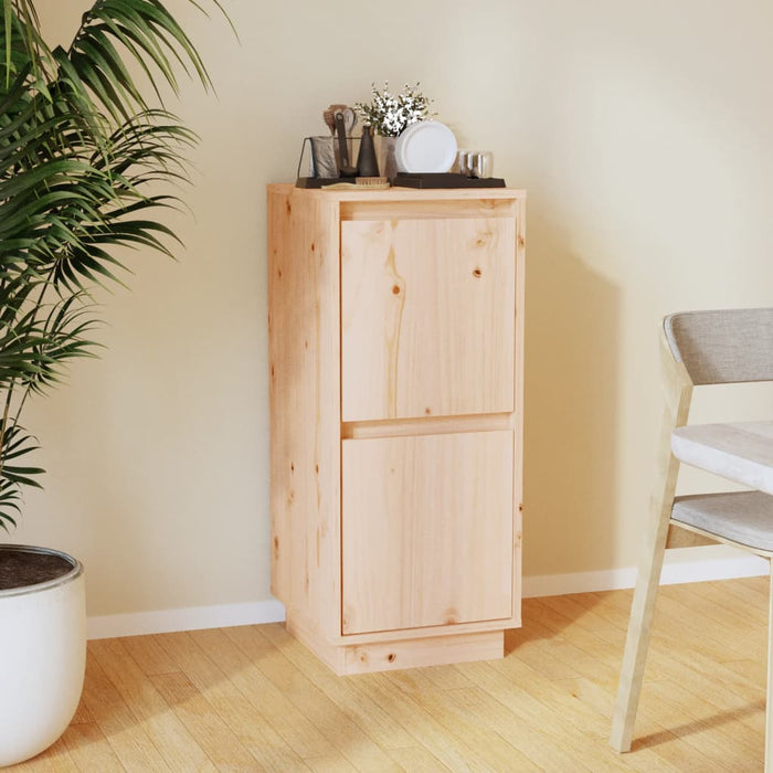 vidaXL Sideboard 31.5x34x75 cm Solid Wood Pine