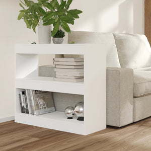 vidaXL Book Cabinet/Room Divider White 80x30x72 cm