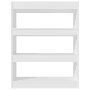 vidaXL Book Cabinet/Room Divider White 80x30x103 cm Engineered wood