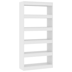 vidaXL Book Cabinet/Room Divider White 80x30x166 cm Engineered Wood