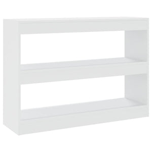 vidaXL Book Cabinet/Room Divider White 100x30x72 cm