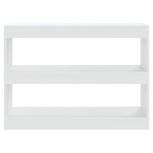 vidaXL Book Cabinet/Room Divider White 100x30x72 cm