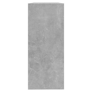 vidaXL Book Cabinet/Room Divider Concrete Grey 100x30x72 cm