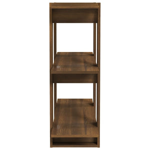 vidaXL Book Cabinet/Room Divider Brown Oak 80x30x87 cm