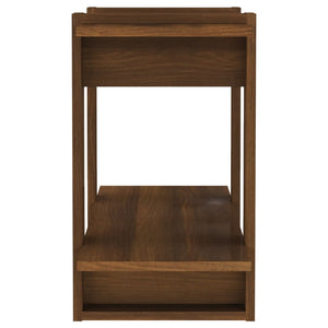 vidaXL Book Cabinet/Room Divider Brown Oak 80x30x51 cm