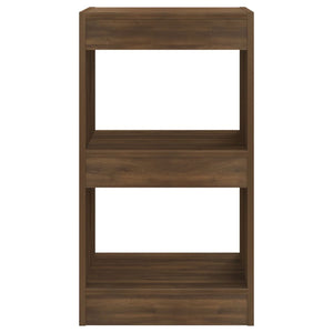 vidaXL Book Cabinet/Room Divider Brown Oak 40x30x72 cm